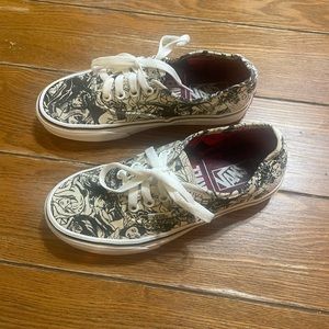 Vans x Marvel Women Authentic Avengers Superheroes Skateboard Shoes Womens 5.5